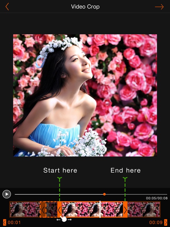 Screenshot #4 pour Video Cutter - Movie Gif Maker