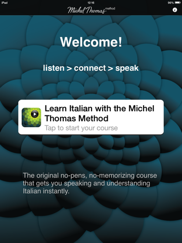 Michel Thomas: Italian screenshot 2