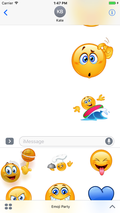 Emoji Party Stickers screenshot 3