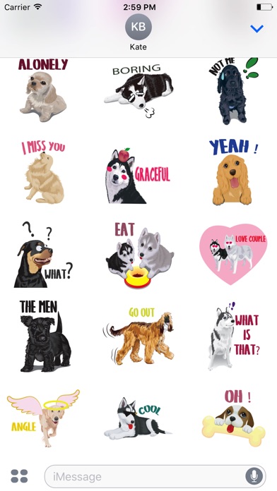 funny dogs emoji & stickers screenshot 3