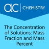 Mass Fraction and Mass Percent