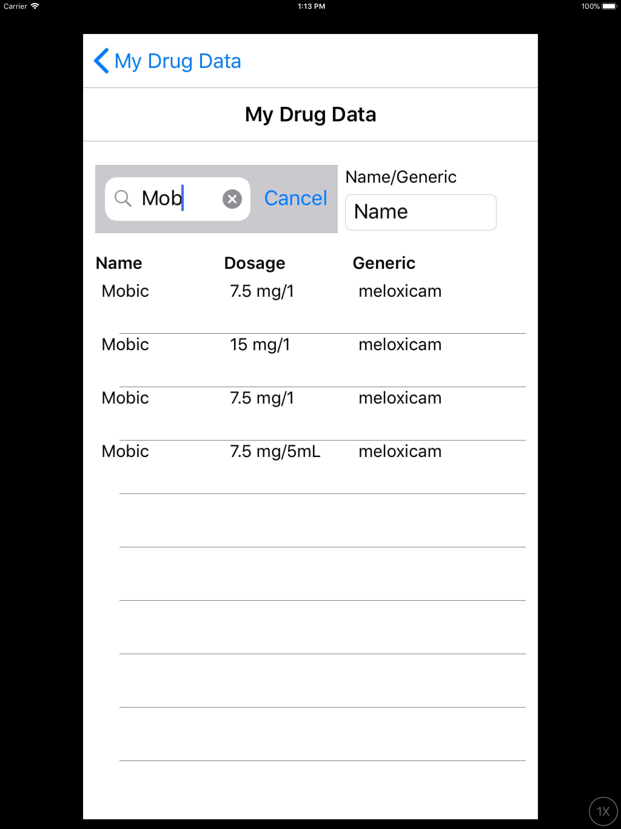 My Drug Data