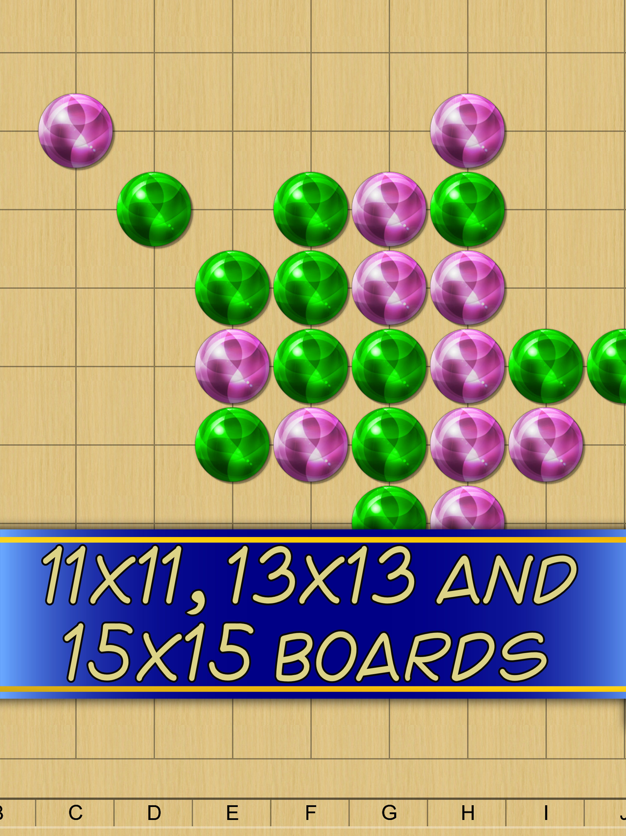 Gomoku V+, 5 in a line game.