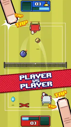 Timber Tennis - Screenshot 2