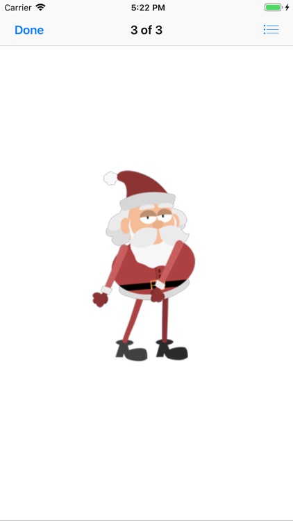 Happy Santa Animated Sticker