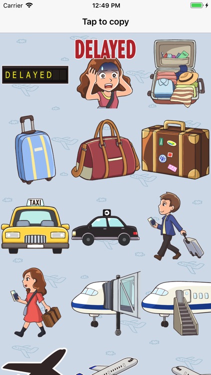 Travel Stickers: Emojis