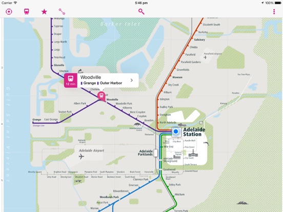 Screenshot #4 pour Adelaide Rail Map Lite