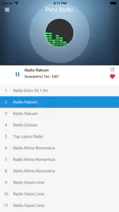 Peru Radio Station Peruvian FM screenshot #2 for iPhone