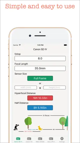 Game screenshot Hyperfocal Distance Calculator mod apk
