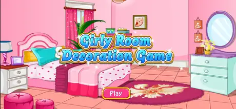 Girly room decoration game
