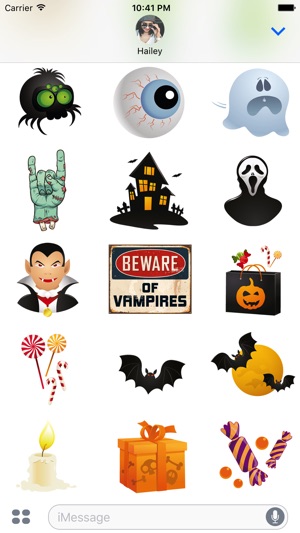 Trick Or Treat Halloween Sticker for iOS & Android