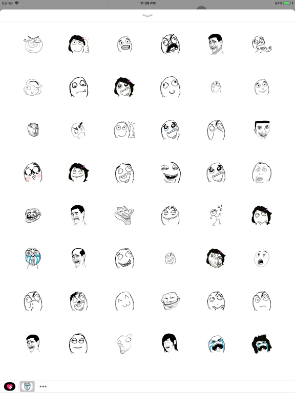 Screenshot #1 for Rage Comic Memes Sticker