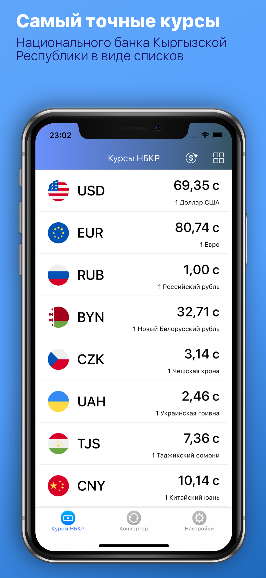 Курс валют Киргизии screenshot 13