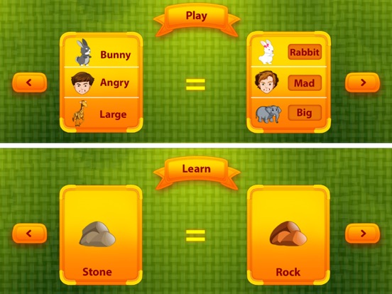 Learn Synonym Words With Fun iPad screenshot 4 - Education app