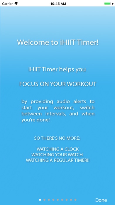 iHIIT Timer screenshot 2