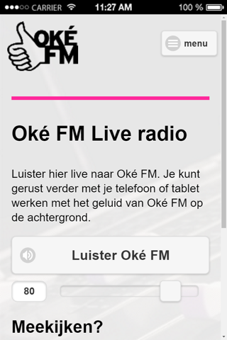 Oké FM screenshot 2