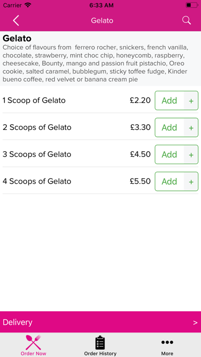 Ice Scoop Gelato Harrogate screenshot 3