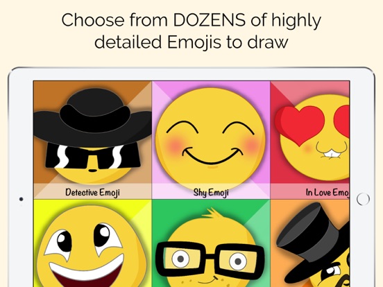 Screenshot #4 pour How To Draw Emojis & Emoticons