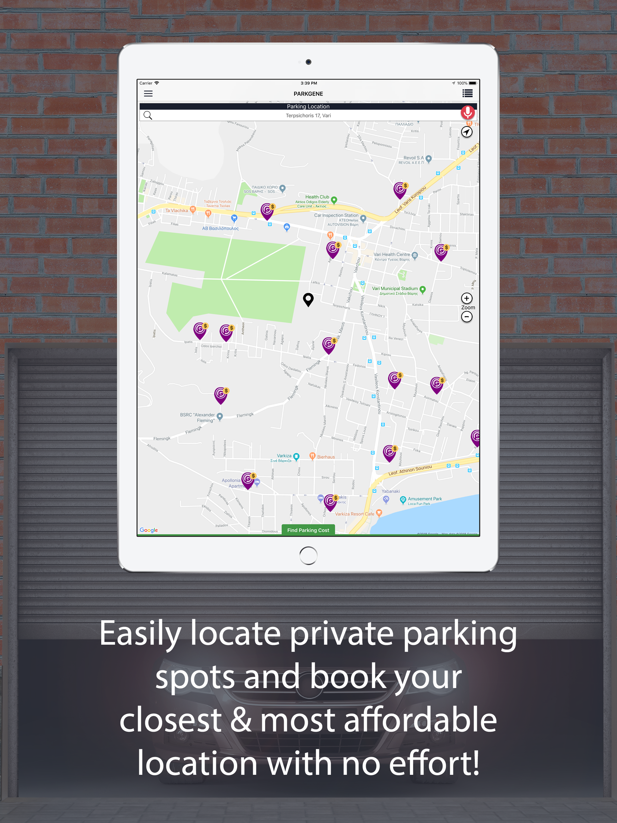 PARKGENE - Parking App