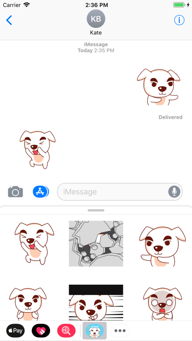 Excited Dog Animated Stickers screenshot 3