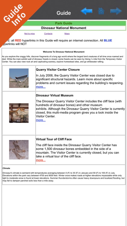 Dinosaur National Monument - GPS Map Navigator screenshot-3