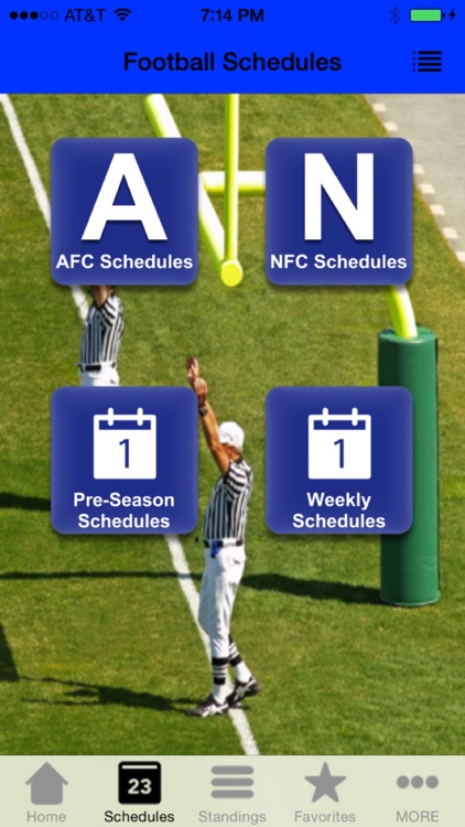 Football Scores & Schedules - NFL Edition