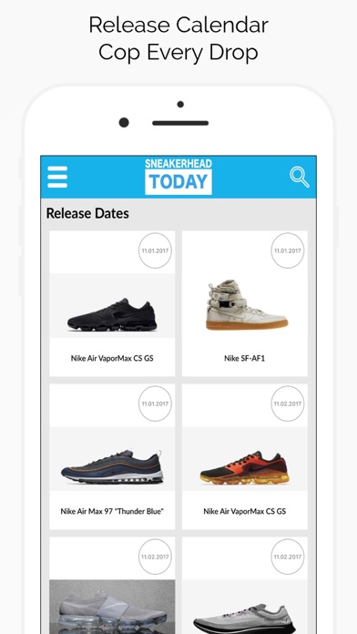 Sneaker Riot - Release Dates screenshot 2
