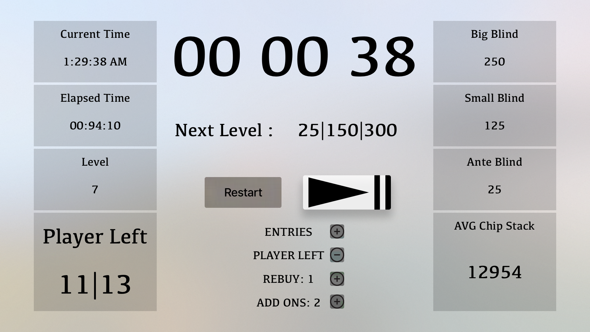 Poker Timer TV