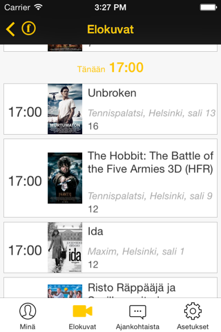 Finnkino screenshot 3