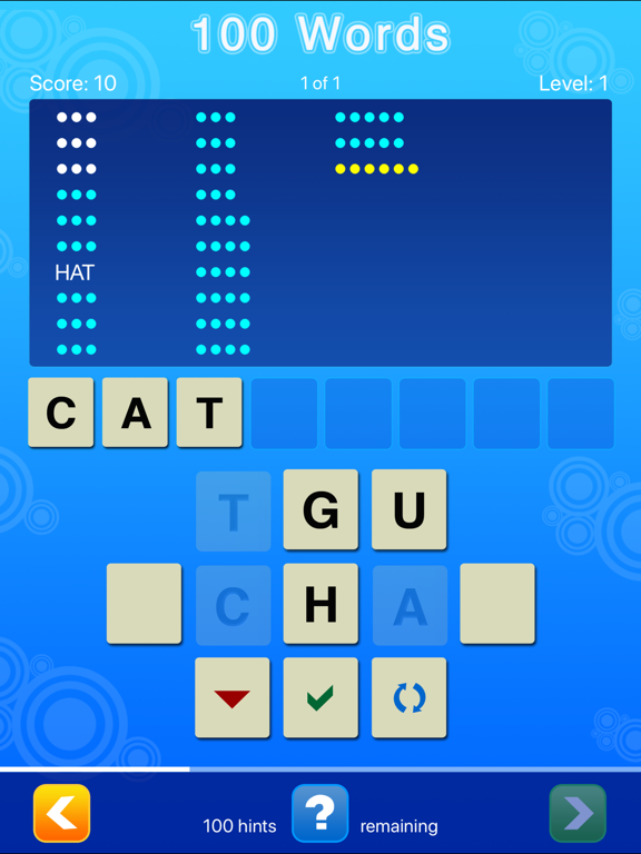 Screenshot #6 pour 100 Words - Anagrams