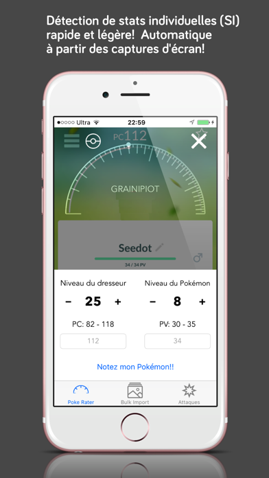 Screenshot #1 pour Poke Rater, captures d'écran