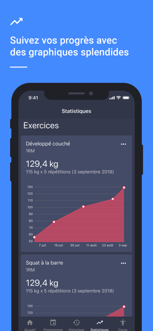 ‎Carnet de Musculation Gym Capture d'écran