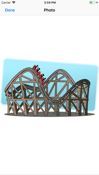 Roller Coaster Stickers screenshot 2