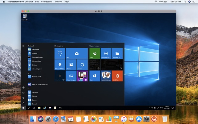Microsoft Remote Desktop sul Mac App Store