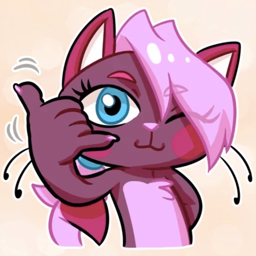 Flirty Cat Stickers icon