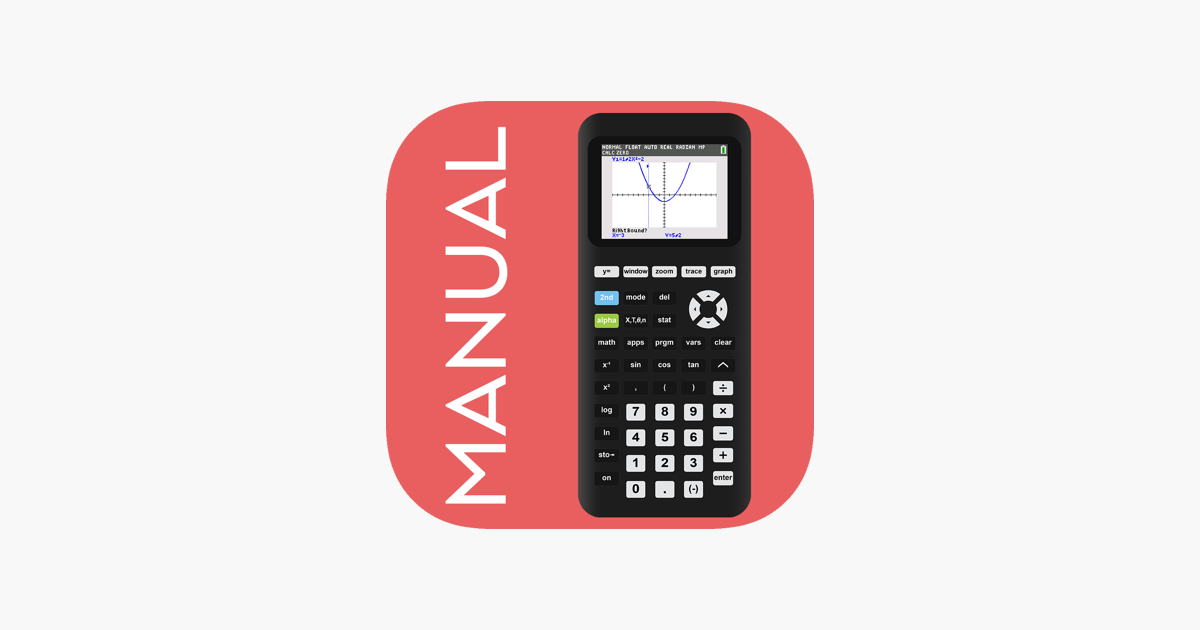 TI-84 CE Calculator Manual on the App Store