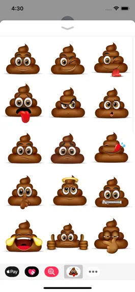 Game screenshot Poop Emoji Stickers - Cute Poo apk