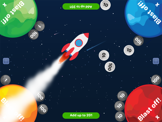 Space Numbers Place Value iPad screenshot