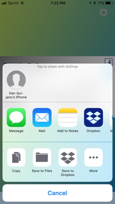 UnirApp iPhone screenshot