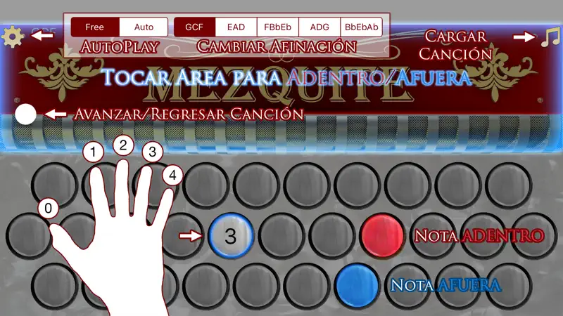 Mezquite Diatonic Accordion screenshot 2 of 3