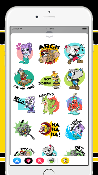 Screenshot #3 pour Cuphead Stickers