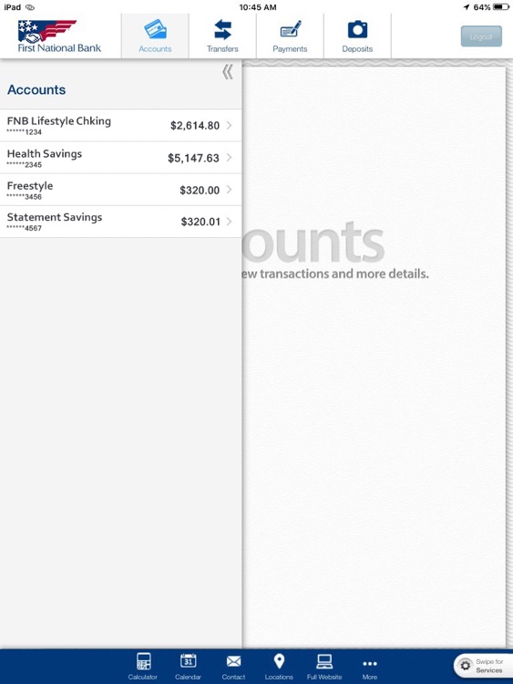 FNB Direct for iPad