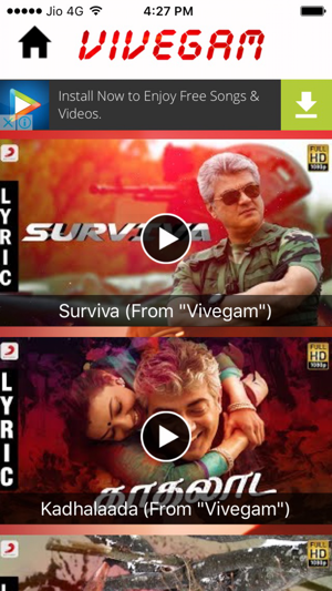 Vivegam Tamil Movie Songs(圖4)-速報App