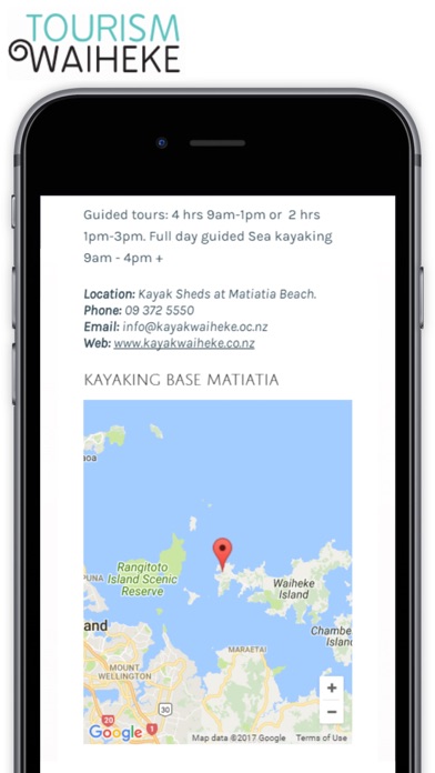 Tourism Waiheke screenshot 3