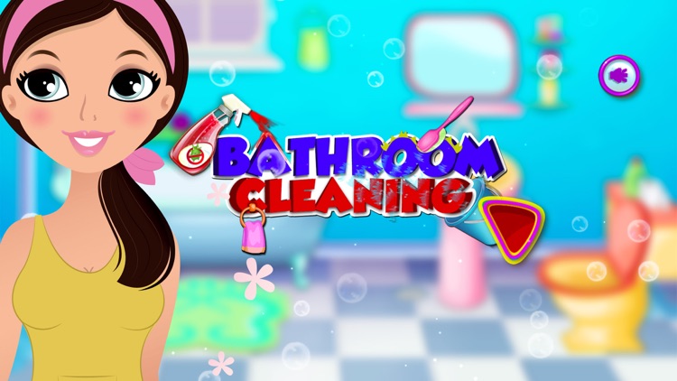 Bathroom Cleaning - Pick up trash and help wash