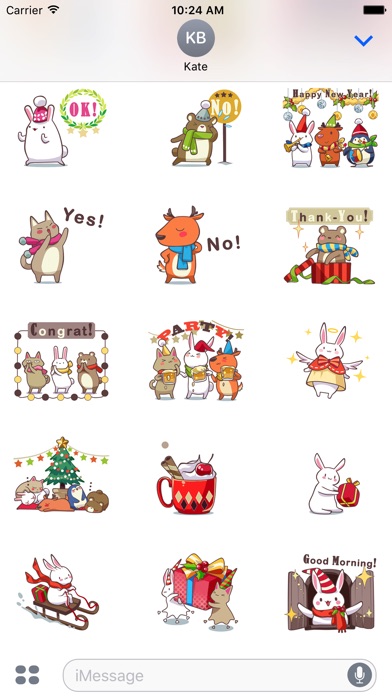 christmas buddy sticker pack screenshot 3