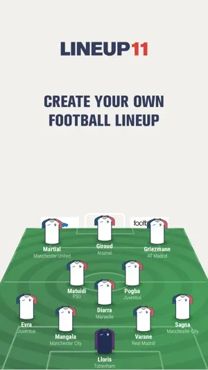 Lineup11 - Football Lineup screenshot 1
