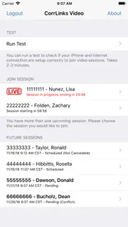corrlinks video iphone screenshot 1