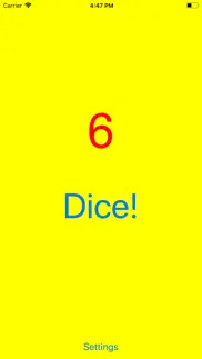 dice - the random generator iphone screenshot 1