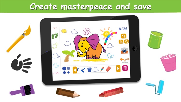 Coloring book - game for kids.